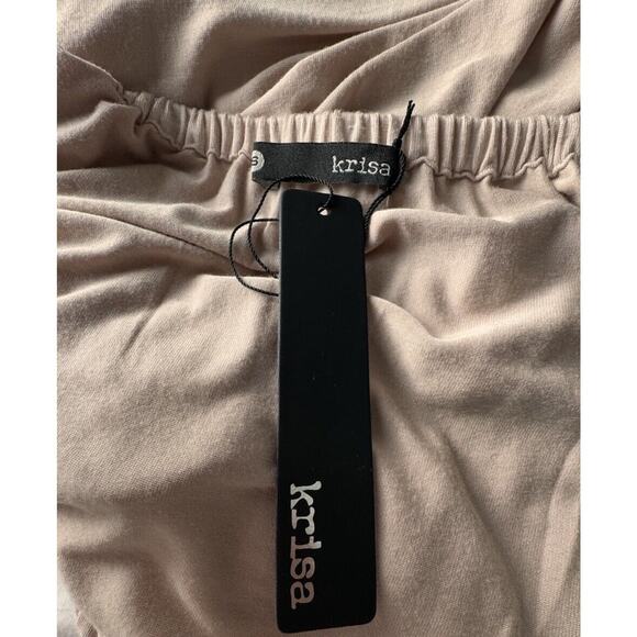 Revolve Krisa Off Shoulder Surplice Front Top in Novelle Blouse Soft Pink, Small - Picture 8 of 9